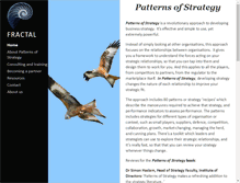Tablet Screenshot of patternsofstrategy.com